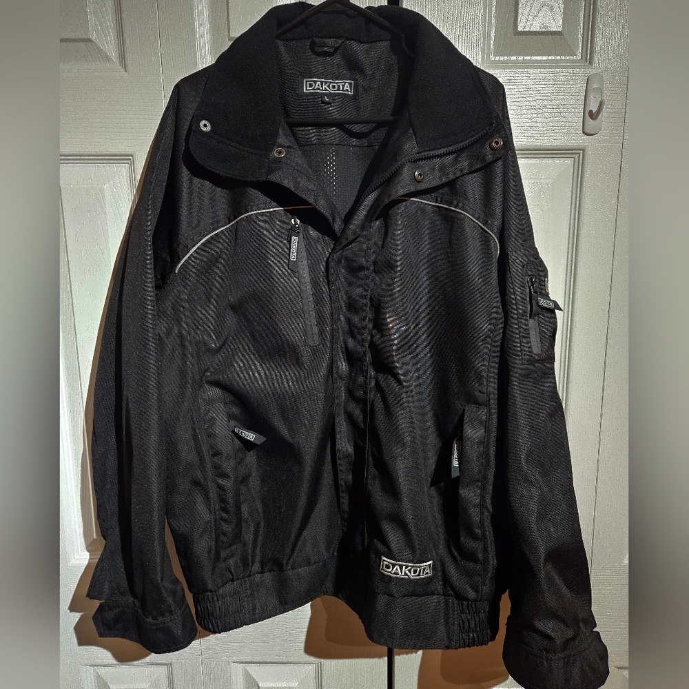 Dakota Work Jacket | Black Men's size L | Waterproof & Breathable Mesh Lined